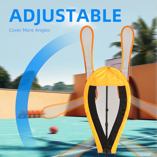 MR Dummy Defender, Height Adjustable Training Mannequin, Portable Defender Practice Dummy for Basketball, Volleyball, Soccer and Football - style: Flexible Hnads