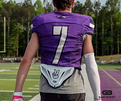 Grip Boost Fly Plate Football Back Plate, Rear Lower Back Protector for Shoulder Pads & Contoured Foam, High-Impact Protection Football Gear