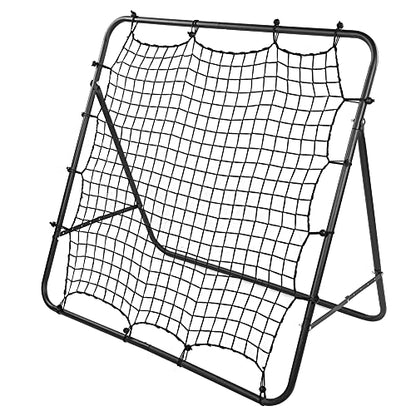 banapoy Football Rebound Target Net, Adjustable Soccer Training Equipment with Foldable Design for Passing, Shoots, Goalkeeper Practice in Clubs, Schools, Outdoor