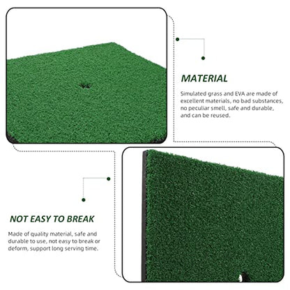 Golf Training Grass Mat - Indoor Golf Putting Mat Artificial Grass - Training Tool for Office - Mini Balls for Indoor Outdoor (30 * 30CM)