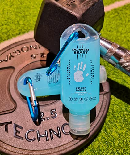 Non Sticky Grip Enhancer, Dry Hands, Transparent, Anti-Slip Solution, Dry Grip for Tennis, Golf, Pole Dancing, Gaming, and All Sports, 2 Ounce, 1 Bottle.
