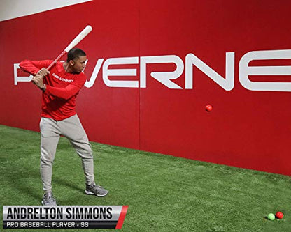 PowerNet 2.8" 9 Pack Weighted Progressive Training Balls for Hitting Batting, Build Strength & Muscle, Improve Technique, Baseball Size, Training Equipment for Throwing, 12 oz to 20 oz