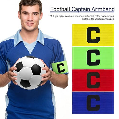 Sosoport Sports Captain Arm Signs 8 Pcs Football Team Armbands Fine Craftsmanship for Soccer Football Games