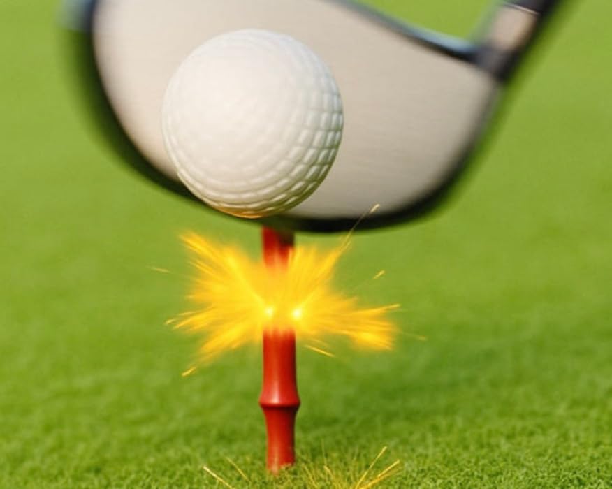 TNTees Loud Bang Golf Tees – Sneaky Golf Prank That Creates Unforgettable Reactions | Safe, Easy, Looks Like a Normal Tee. Shocking!
