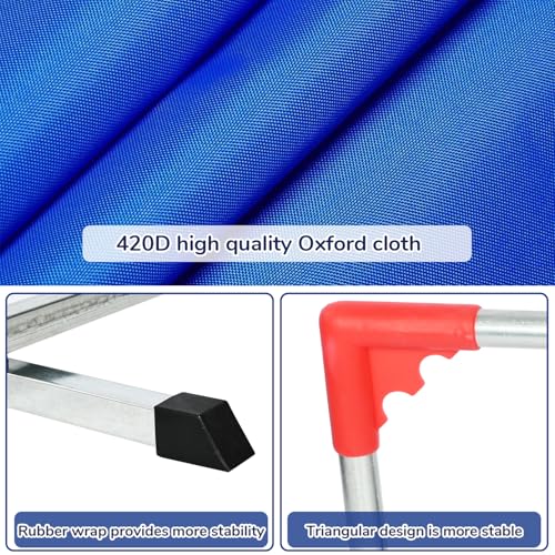 4 Pack Pickleball Barrier - Reusable Portable Ball Barrier Net & Table Tennis Training Barrier for Effortless Ball Retrieval, Court Surround & Home Practice