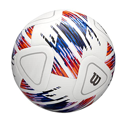 Wilson NCAA Vivido Replica - color: White/Orange/Purple, size: Size 4