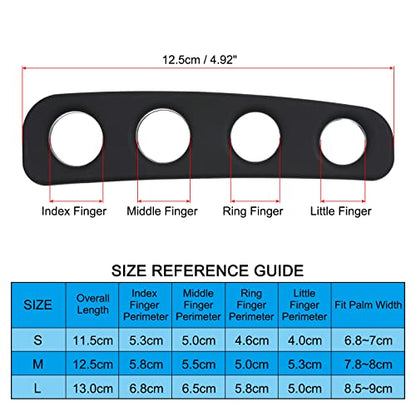 PATIKIL Basketball Shooting Aid Basketball Finger Shoot Trainer Training Equipment for Youth, Adults - color: Black, size: Medium