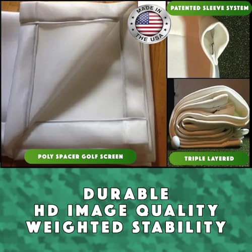 SPECTRUM GOLF SIMULATORS- Golf Impact Screen Poly Spacer for Golf Simulator-RAW Material-US Made-Fits Most Golf Cages. New Lower Prices. Compare to temu, khampa or go Sport