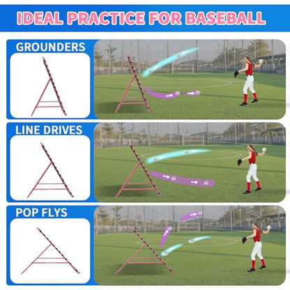 7x4 FT Volleyball Rebounder Net，Ultimate Training Equipment for Volleyball & Lacrosse，Enhanced Bouncing System for Volleying, Bumping, Spiking Drills，Multiple Adjustable Rebound Angles