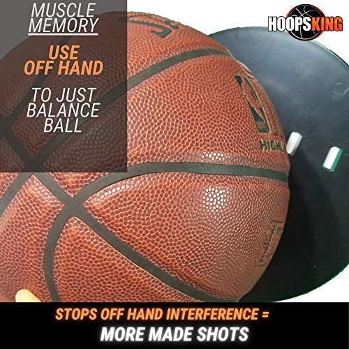 HOOPSKING Off Hand Shooting Aid Smooth Shooter - Guide Hand Shot Training Aid - Develop Muscle Memory for A True One Handed Release - Develop a Pure Shot - Takes Away Off Hand from Shot … (Right)
