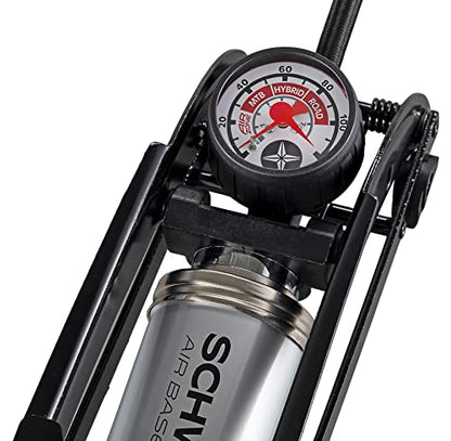 Schwinn Foot Operated Bike Pump - color: Grey, Air Base