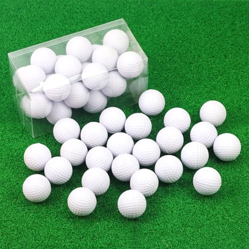 40 Pack Foam Golf Practice Balls - Realistic Feel and Limited Flight Training Balls for Indoor or Outdoor - color: 26 White