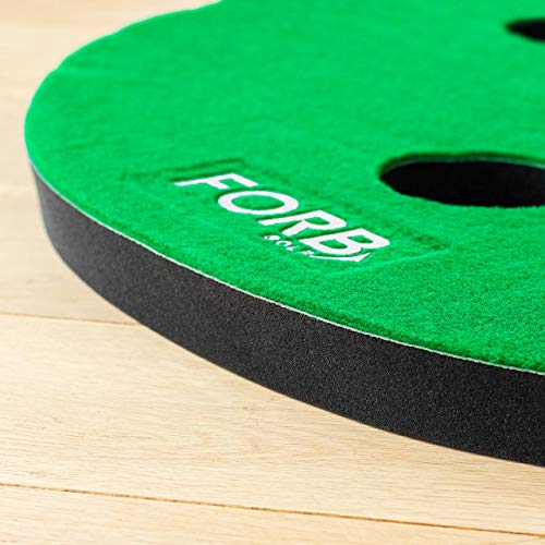 FORB Home Golf Putting Mat 10ft/12ft – Indoor Putting Green with Multiple Hole Targets, Incline Ramp & Non-Slip Foam Base – Golf Practice Mat for Accuracy, Distance Control & Home Training - size: 10ft