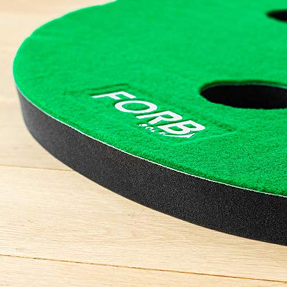FORB Home Golf Putting Mat 10ft/12ft – Indoor Putting Green with Multiple Hole Targets, Incline Ramp & Non-Slip Foam Base – Golf Practice Mat for Accuracy, Distance Control & Home Training - size: 10ft