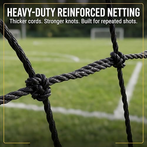 3-in-1 Soccer Goal with Rebounder & Backstop Net, Soccer Training Equipment for Backyard, Soccer Rebounder for Shooting, Passing & Ball Control, Kids & Youth - style: Large Accessories