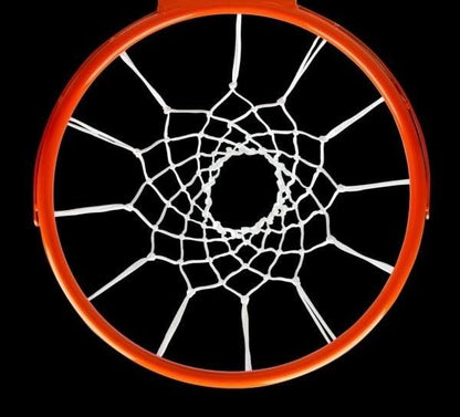 Indoor Basketball Nets (Pair) – Heavy-Duty Woven Material for Standard Hoops – Durable Net Replacement for Gym, Court, or Training Use - size: 3mm
