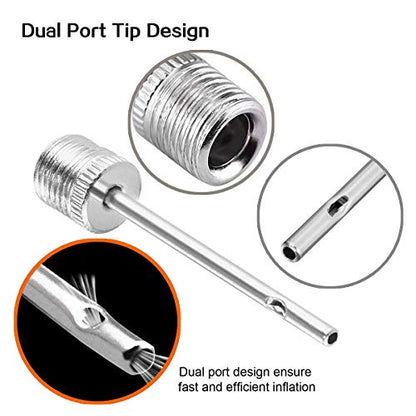 HDNNC Bicycle Valve Adapter DV AV SV Converter, Ball Pump Needle, Inflation Needle, Air Pump Needle Set for All Bike, Sports Ball and Inflatable Equipment 10PCS