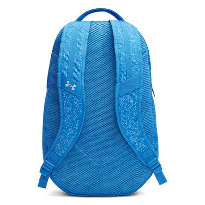 Under Armour Unisex Hustle 6.0 Backpack, (402) Blue Atlantis/Blue Atlantis/Metallic Silver, One Size Fits Most - color: (402) Blue Atlantis / Blue Atlantis / Metallic Silver, size: One Size