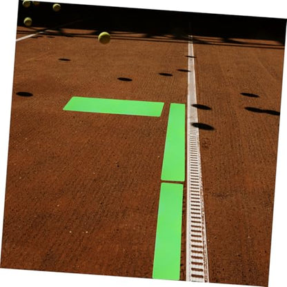 Toyvian 6Pcs Court Marker Kit Flat Spot Markers for Sports Training for Soccer Basketball Volleyball and Badminton Multi User Agility Training