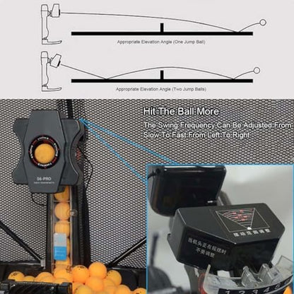 Automatic Ping Pong Ball Machine,Portable Table Tennis Ball Launcher Trainer with Catch Net & Remote Control,Ping-Pong Practicing Training Robot Equipment,for Schools Stadium Gyms