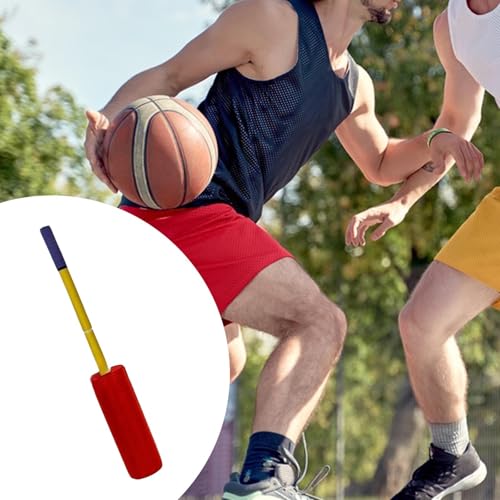 Basketball Blocking Pad Padded Blocking Guard Adjustable Length Professional Speed Reaction Training Ball Control Multifunctional Sports Sparring - color: Red