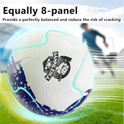 Storm Series Size 5 Soccer Ball for Beginners and Professional Soccer Match for All Level Soccer Players