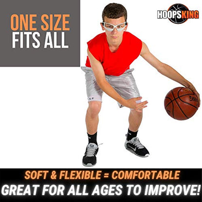 HOOPSKING Basketball Dribble Goggles 10 Pack Plus Online Dribbling Video Workout