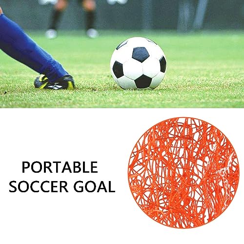Football Net, Standard Size 10x7ft/18x7ft/24x8ft Soccer Goal Net Portable Sports Match Training Practice Target for Backyard - size: 5-a-side 3.2m*2.1m