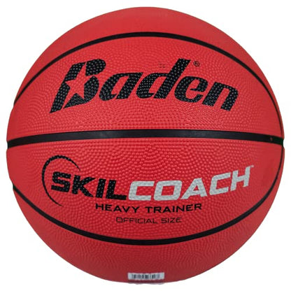 Baden Heavy Trainer Rubber Basketball - color: Red, size: 29.5"