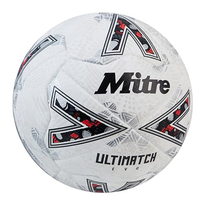 Mitre Soccer Ball League Ultimatch - color: Ultimatch Evo - White/White/Silver, size: 3