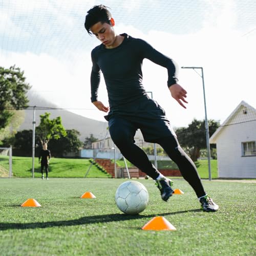 GHB Agility Hurdles 8" Speed Agility Training Hurdles, Detachable Sturdy Hurdles Training Equipment Set with Carry Bag for Kids,Athletes,Soccer,Basketball - size: 17 Pack