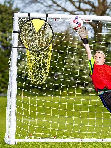 2Pcs Football Target Nets for Throwing 17x28inch Football Trainer Throwing Net Soccer Gear Practice Equipment or Improving Throw Accuracy, Portable Soccer Net Footballs Accessories