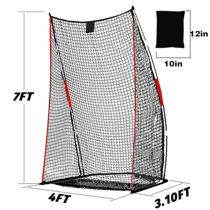 PGL Football Kicking Training Net – Durable Reinforced Equipment with Stable Frame 4×7FT - Improve Hitting Accuracy – Backyard Field Outdoor Practice Use