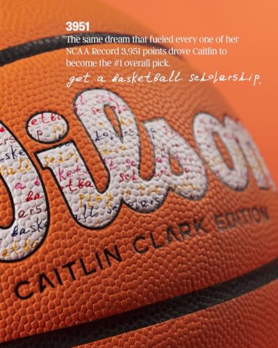 WILSON NCAA Evo NXT Official Indoor Game Basketballs - Sizes 6 and 7 - color: Caitlin Clark 3951, size: Size 6 - 28.5"