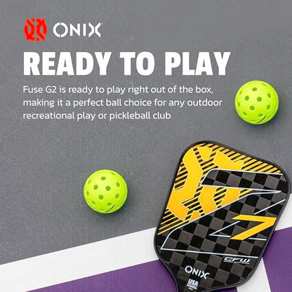 Onix Fuse G2 Outdoor Pickleball Balls USA Pickleball Approved - color: Neon Green, size: 100 Pack