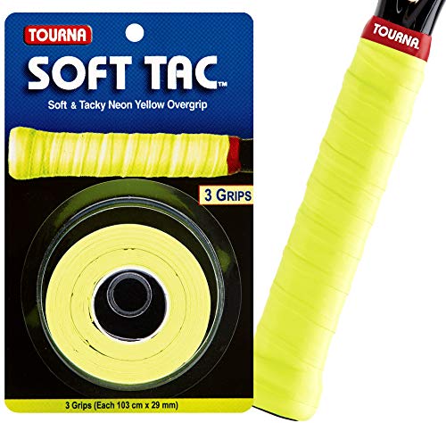 Tourna Soft Tac Neon Tacky Overgrip - color: Neon Yellow
