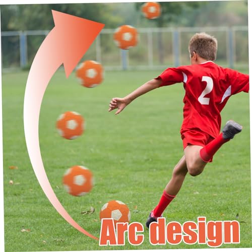 Curve Ball 7.5" Soft Eva Size 4 Football with Rubber Liner Soft Footbal for Boys Girls Indoor Outdoor Football Training Curveball, Size 4 Football, Soft Football, Football Training.
