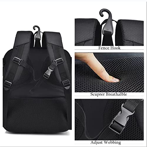 HAMISH Soccer Bag Soccer Backpack Bags for Basketball Volleyball Baseball Football with Ball Compartment and Separate Cleat