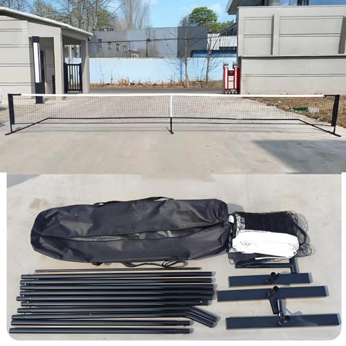 Generic Portable Pickleball Net Set Heavy Duty Professional Training Equipment Fast Assembly Iron Polyester Suitable for Home