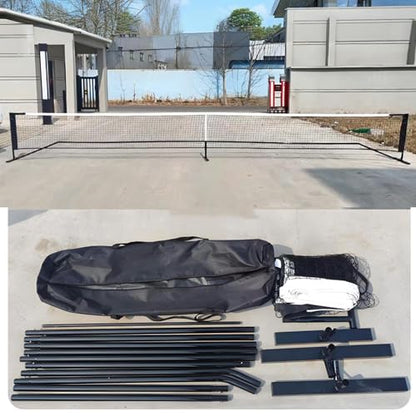 Generic Portable Pickleball Net Set Heavy Duty Professional Training Equipment Fast Assembly Iron Polyester Suitable for Home