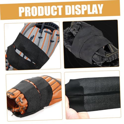 Totority 4pcs Baseball Glove Protector Glove Straps Kit Polyester Mitten Wrap Lacing