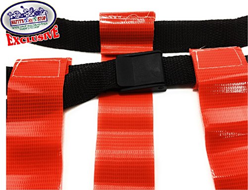 Matty's Toy Stop Deluxe 14-Man Flag Football Set with 7 Yellow Tear Away Belts, 7 Red Tear Away Belts, 4 Yellow Cones, 4 Red Cones, 1 Red Beanbag Flag & Storage Bag - Complete Set