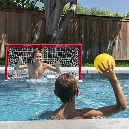 GoSports Floating Water Polo Game Set - Must-Have Summer Pool Game Includes Goal and 3 Balls