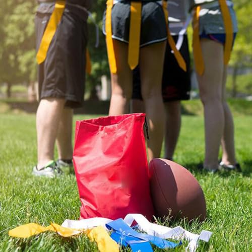 BESPORTBLE Football Label Webbing Flag Playbook Sports Game Receiver Nylon Rugby Waist Belt Rugby Training