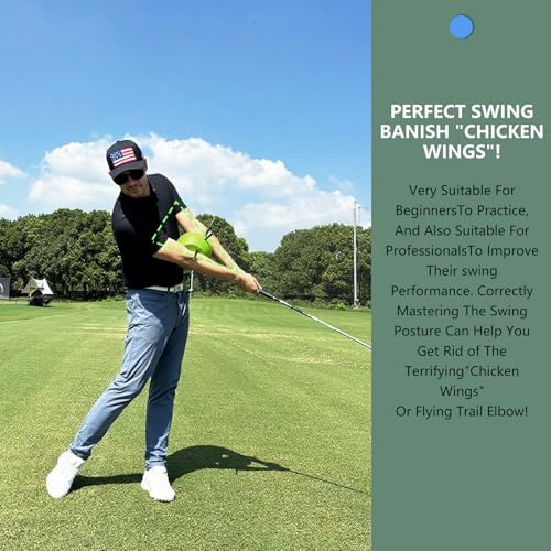 The Connector Golf Training aid, Golf Swing Trainer, Golf Training aid Posture Correction Practice, Golf Swing Training aid Improving Arm-Body Coordination, Golf Swing aid