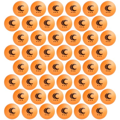 Cannon Sports 3-Star Table Tennis Balls - Professional Table Tennis Balls for Indoor & Outdoor Play - Perfect for Competition & Casual Games - Beer Pong Balls for Table Games - color: Orange, size: 48 Pack