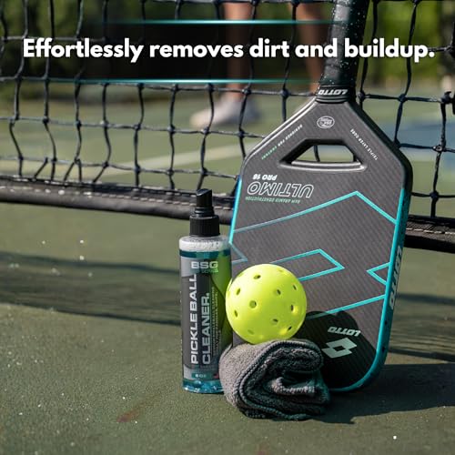 Pickleball Paddle Cleaner, Grip & Paddle Reset Spray, Erase Dirt & Grime, Improve Accuracy, Remove Sweat and Scum | 8 floz - size: 2-Pack (Blue)