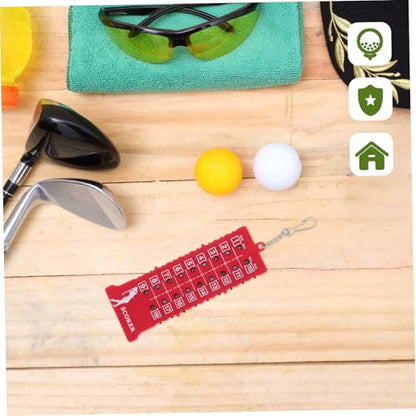 Golf Stroke Counter Bar Scoreboard Portable Golf Scorer Keeper with Weather-Resistant Abs Material for Easy Outdoor Score Tracking