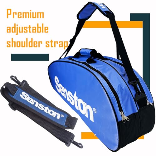 Senston Tennis/Badminton Racket Bag,Single Shoulder Racket Bag Racquet Bag,Waterproof And Dustproof. - color: Blue