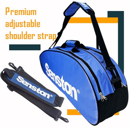 Senston Tennis/Badminton Racket Bag,Single Shoulder Racket Bag Racquet Bag,Waterproof And Dustproof. - color: Blue